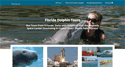 Desktop Screenshot of floridadolphintours.com