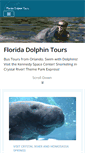 Mobile Screenshot of floridadolphintours.com